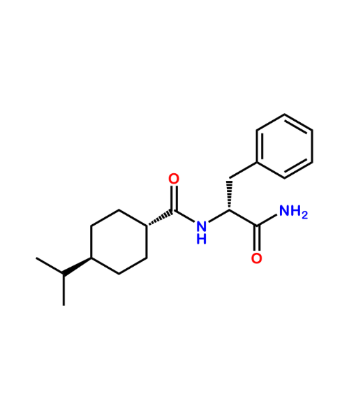 Chemical structure of Nateglinide Impurity E