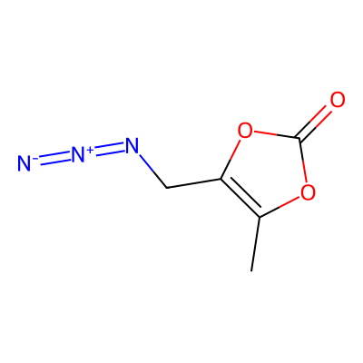 Chemical structure of 4-(Azidomethyl)-5-methyl-1,3-dioxol-2-one