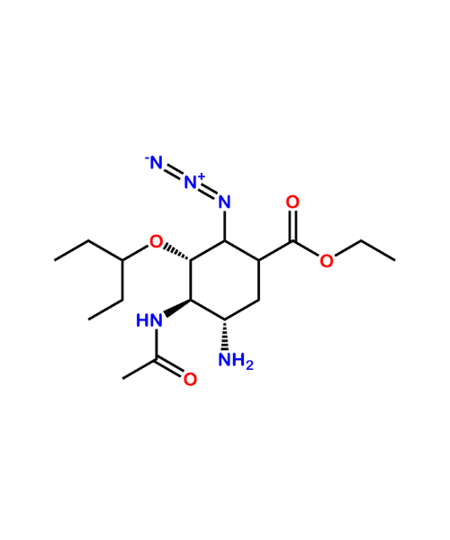 Chemical structure of Oseltamivir Related compound A