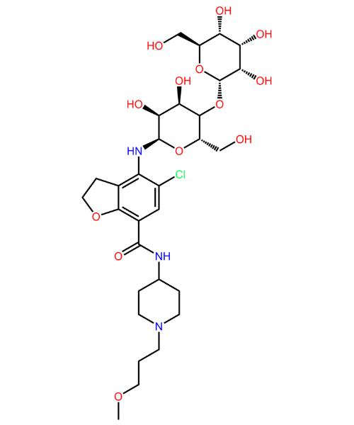 Chemical structure of Prucalopride Lactose Adduct