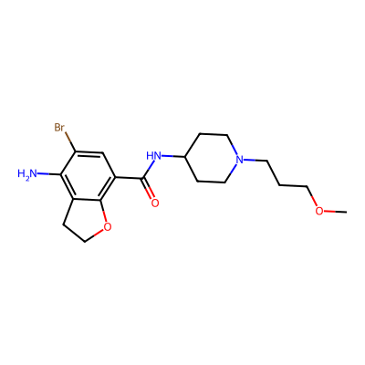 Chemical structure of Prucalopride Bromo Impurity