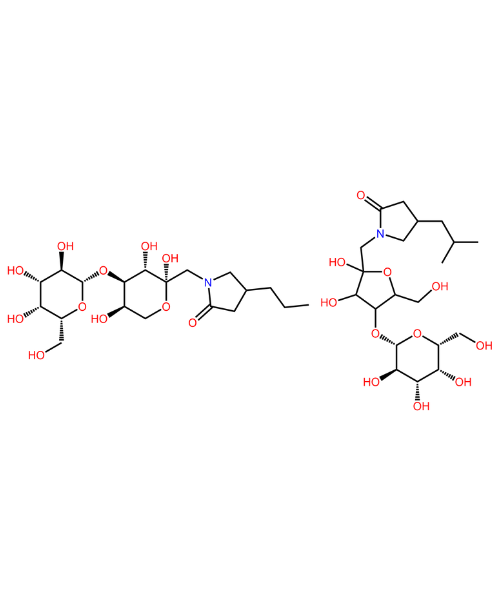 Chemical structure of Pregabalin Lactose Mixture