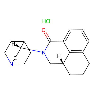 Chemical structure of Palonosetron  Hydrochloride