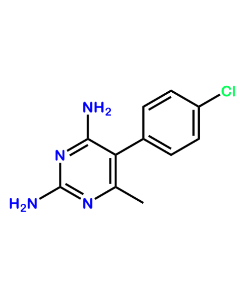 Chemical structure of Desmethyl Pyrimethamine