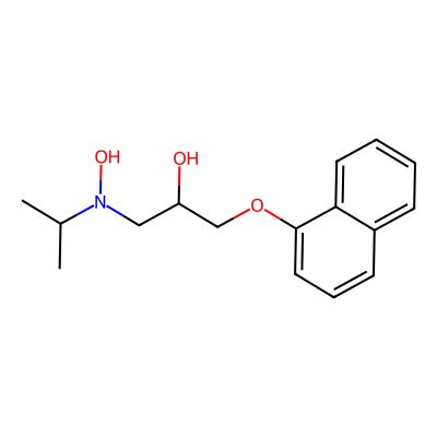 Chemical structure of Propranolol N-Oxide
