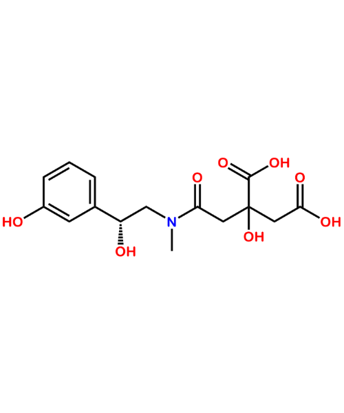 Chemical structure of Phenylephrine Citrate Adduct