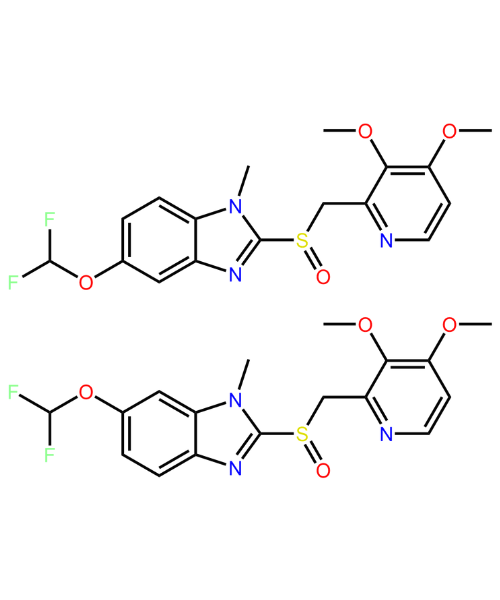 Chemical structure of Pantoprazole D and F mixture
