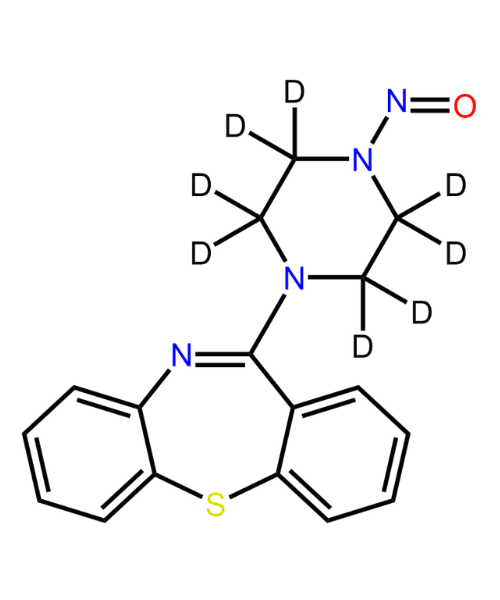 Chemical structure of N-Nitroso Quetiapine EP Impurity B
