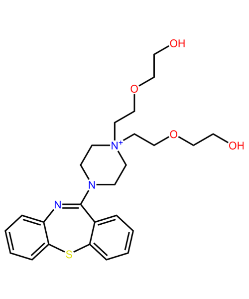 Chemical structure of Quetiapine Quaternary Salt