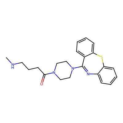 Chemical structure of Quetiapine Impurity QTP-05