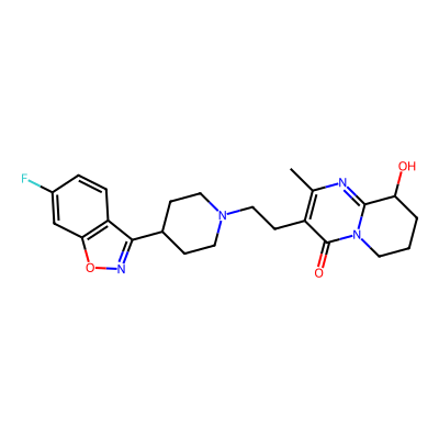 Chemical structure of Risperidone Impurity C