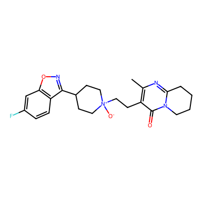 Chemical structure of Risperidone N-Oxide