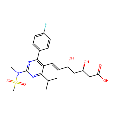 Chemical structure of Rosuvastatin Impurity B
