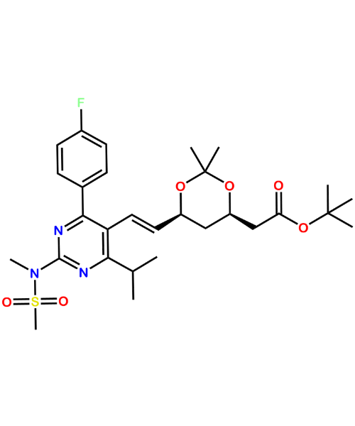 Chemical structure of Rosuvastatin BEM Z-Isomer