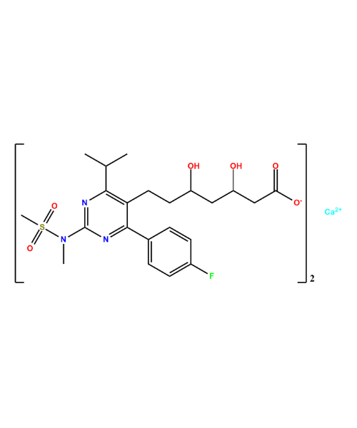 Chemical structure of Rosuvastatin EP Impurity L