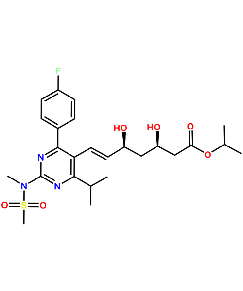 Chemical structure of Rosuvastatin IPA ester