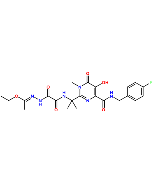 Chemical structure of Raltegravir EP Impurity F