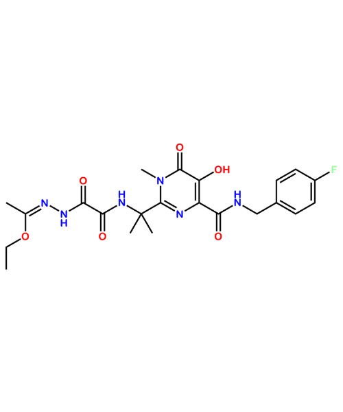 Chemical structure of Raltegravir EP Impurity G