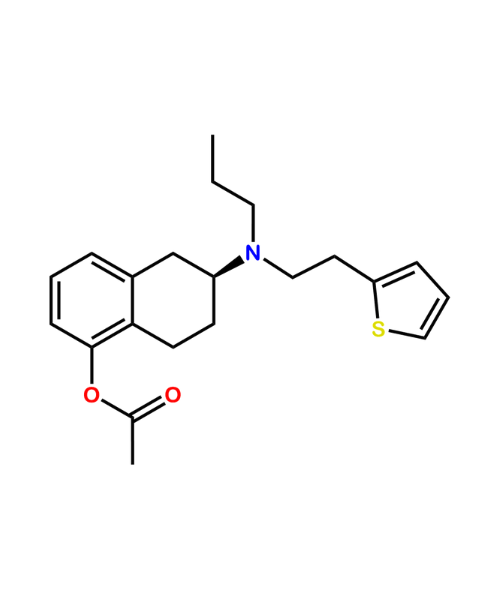 Chemical structure of Rotigotine Impurity F (free base)