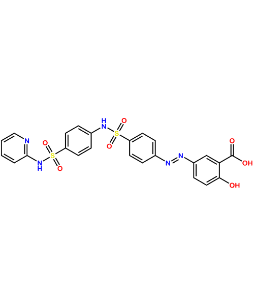 Chemical structure of Sulfasalazine impurity 1 (RRT 1.75)