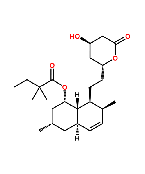 Chemical structure of Simvastatin Impurity K