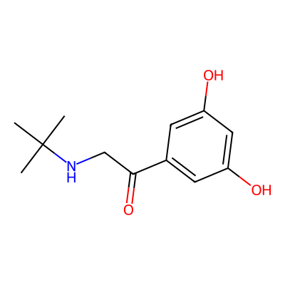 Chemical structure of Terbutaline Sulphate Impurity C