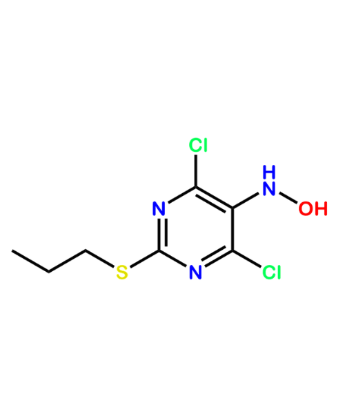 Chemical structure of Ticagrelor Hydroxylamine Impurity