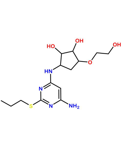 Chemical structure of Ticagrelor Impurity 1