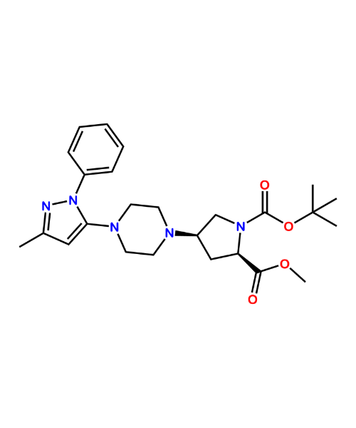 Chemical structure of Teneligliptin Impurity 2