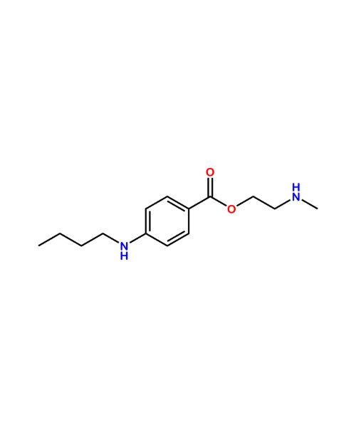 Chemical structure of N-Desmethyl Tetracaine