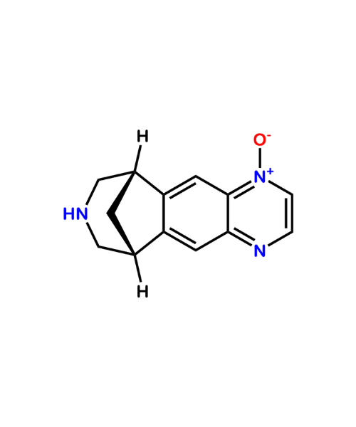 Chemical structure of (6R,10S)-7,8,9,10-tetrahydro-6H-6,10-methanoazepino[4,5-g]quinoxaline 1-oxide