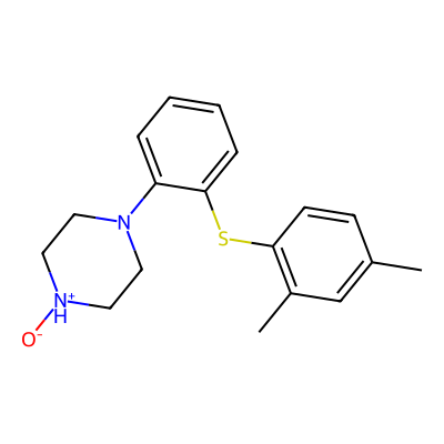 Chemical structure of Vortioxetine N-Oxide