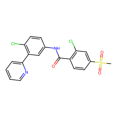 Chemical structure of Vismodegib