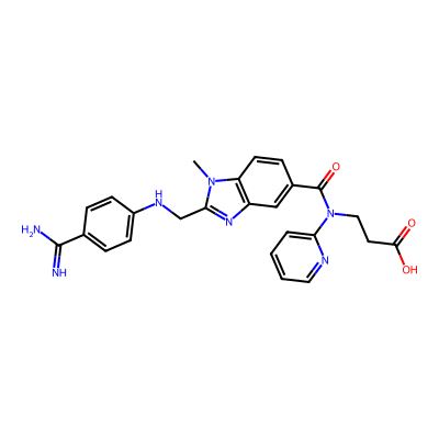 Chemical structure of Dabigatran