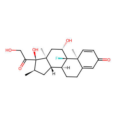 Chemical structure of Dexamethasone