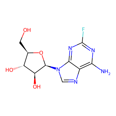 Chemical structure of Fludarabine