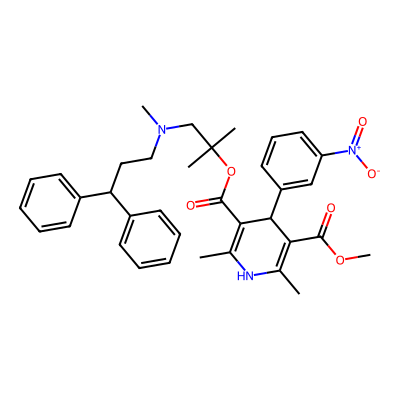 Chemical structure of Lercanidipine