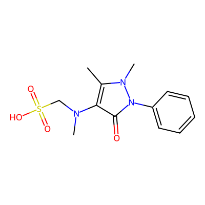 Chemical structure of Metamizole