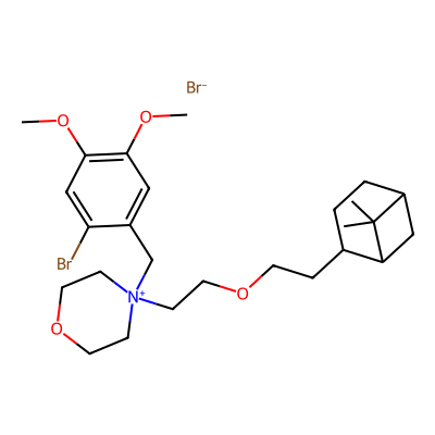 Chemical structure of Pinaverium Bromide
