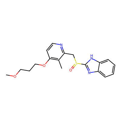 Chemical structure of Rabeprazole