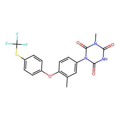 Chemical structure of Toltrazuril