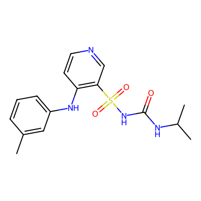 Chemical structure of Torsemide